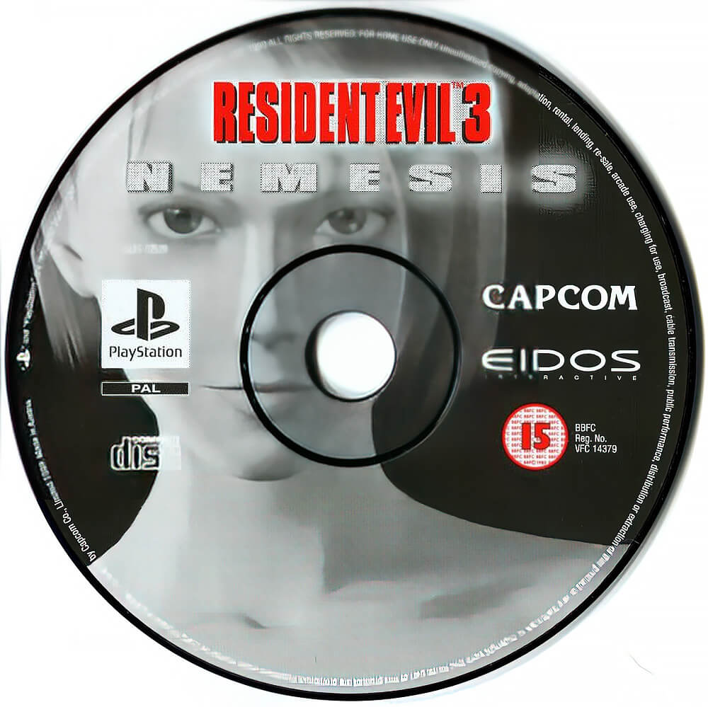 Лицензионный диск Biohazard 2 для PlayStation